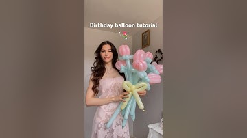 Tulip balloons!!🌷 #diy