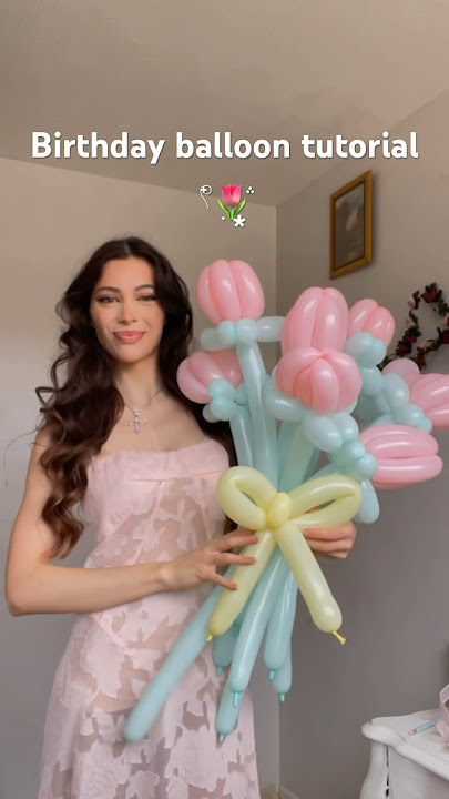Tulip balloons!!🌷 #diy