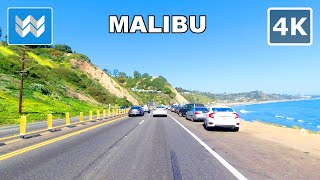 [4K] Scenic Drive: Malibu  Santa Monica  Venice Beach via Pacific Coast Highway (PCH) California 1