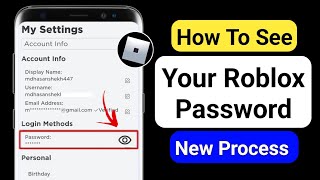 How To See Your Password in Roblox (2024) | How To Know Roblox Password
