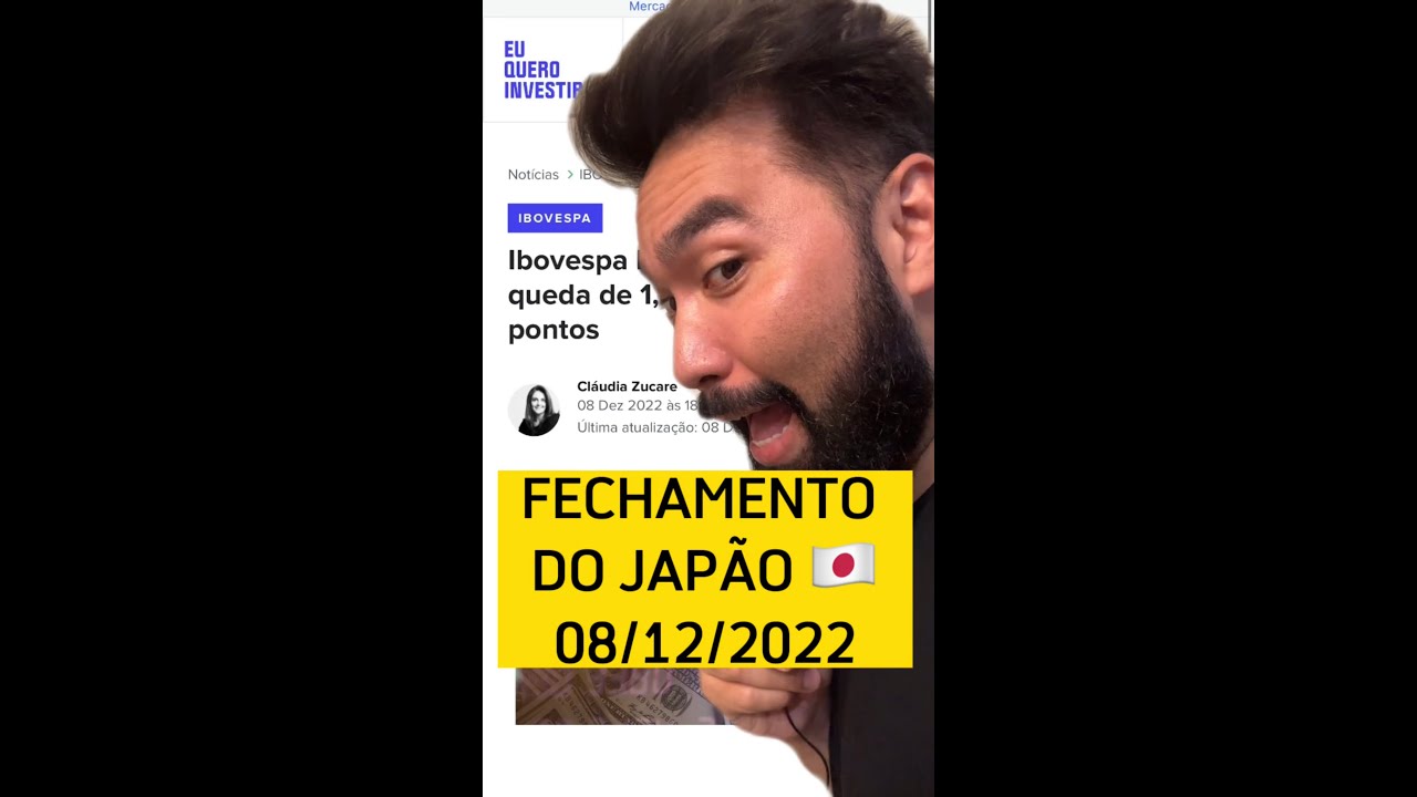 FECHAMENTO DE MERCADO 08/12/2022 