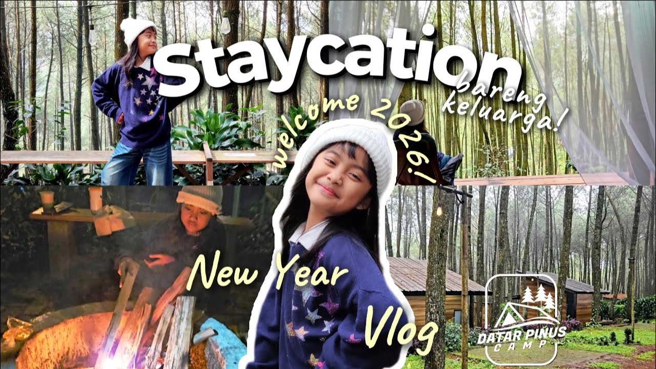 LIBURAN TAHUN BARU 2026 STAYCATION DI GLAMPING AESTHETIC! - DATAR PINUS CAMP PANGALENGAN 