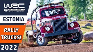 V8 Rally Trucks driven by WRC Rally Team Bosses at WRC Rally Estonia 2022