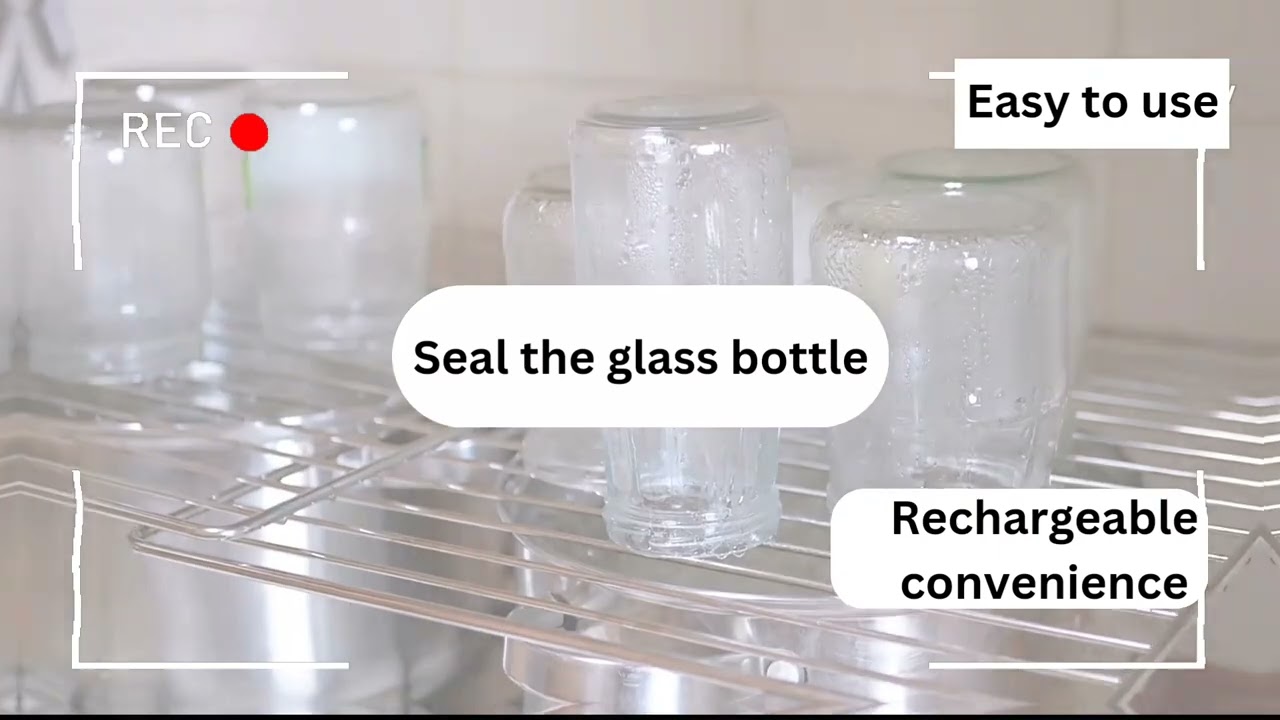 The Electric Mason Jar Vacuum Sealing Machine!