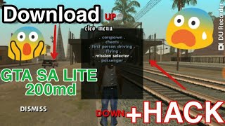 [200MB]😉 DOWNLOAD GTA SAN ANDREAS LITE 👍(ON ANDROID )