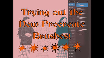 Testing the New Procreate App Brushes!