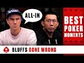 FAILED BLUFFS: how to induce a BLUFF ♠️ Best Poker Moments ♠️ PokerStars