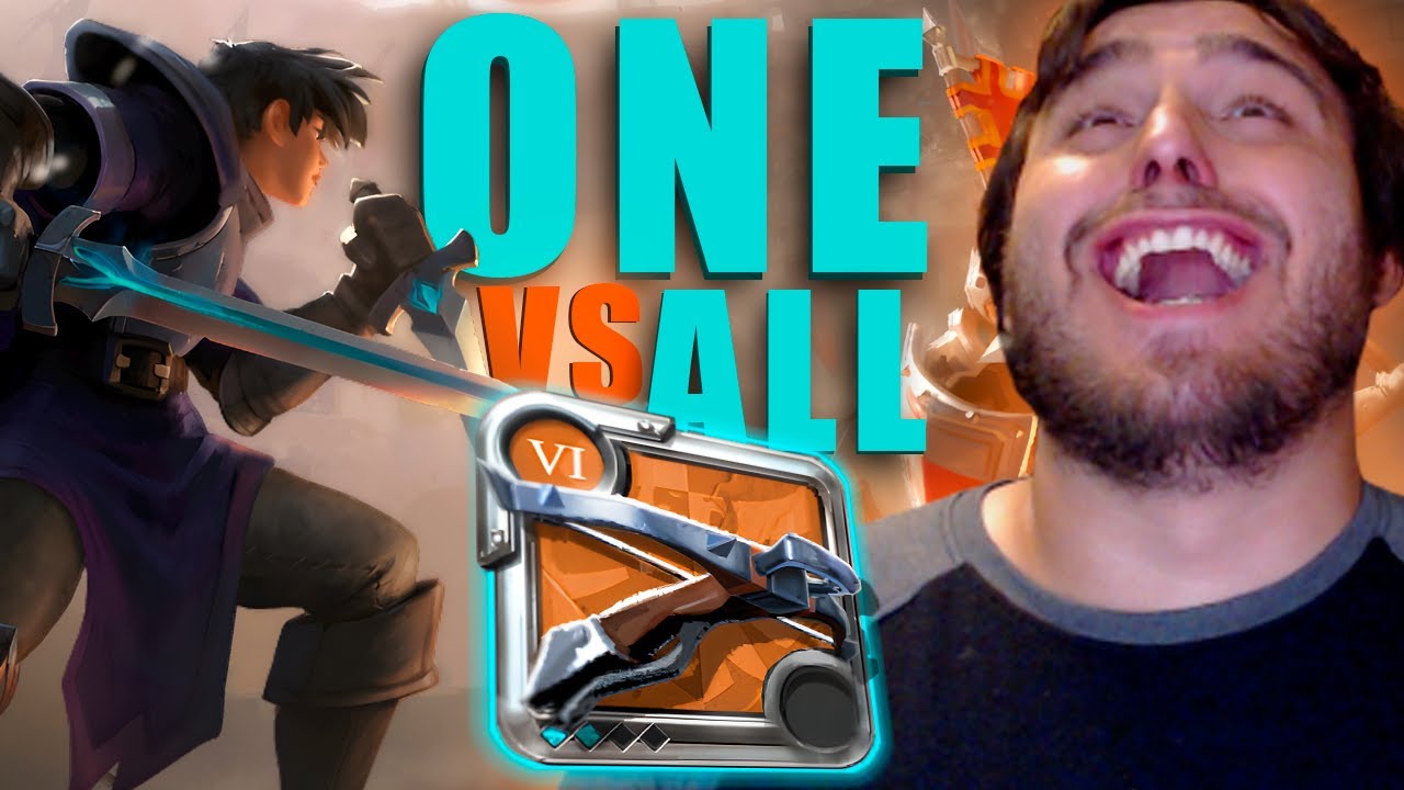 I fought a 1 vs ALL with a LIGHT CROSSBOW! 🔥 OP BUILD 🔥 