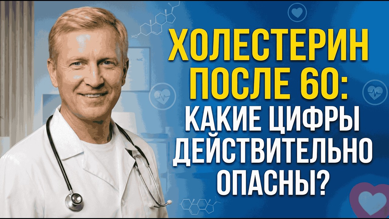 ХОЛЕСТЕРИН ПОСЛЕ 60: КАКИЕ ЦИФРЫ ДЕЙСТВИТЕЛЬНО ОПАСНЫ?
