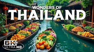Wonders of Thailand | Golden Temples, Tropical Shores & Vibrant Traditions | 8K UHD Travel Video