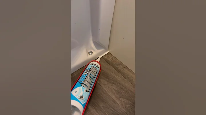 How to silicone a toilet like a pro! #asmr #subscribe #diy #youtubeshorts #howto #plumbing #tools