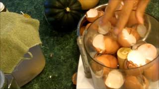 Fertilizing Naturally With Egg Shells & Coffee Grounds