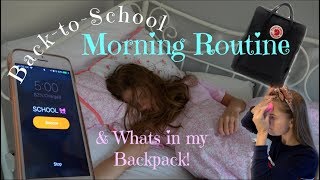 Back To School Morning Routine & Whats In My Backpack