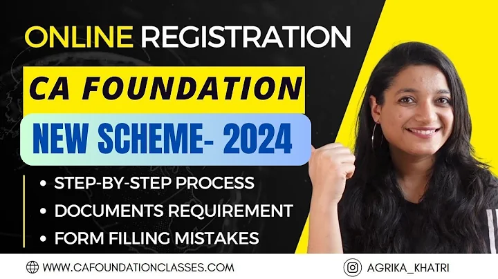 CA Foundation June 24 Dec 24  Registration Process CA New Scheme | Step By Step Process | Agrika - DayDayNews