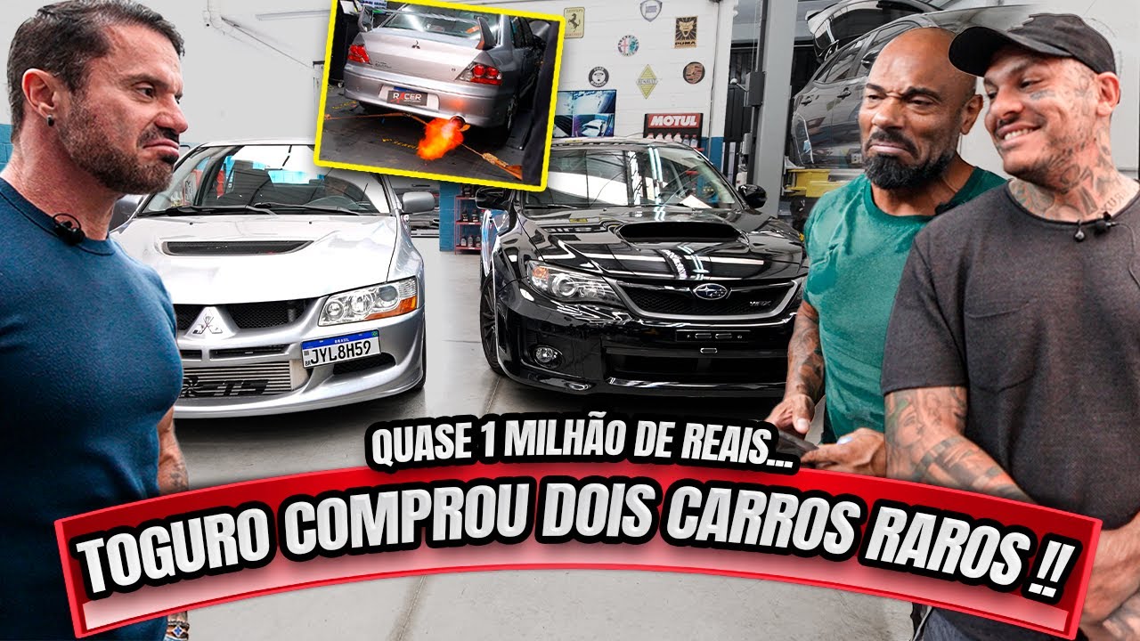 TOGURO GASTOU QUASE 1 MILHÃO EM DOIS CARROS RAROS !!