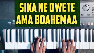 HOW TO PLAY SIKA NE DWETE BASSLINES AND BACKING FULL  PROGRESSIONS AT KEY BETTER LESSONS BEGINNERS 👆