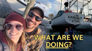 WHAT'D WE JUST DO?! - 1986 Whitby 42 Sailboat Tour (Ep.1)