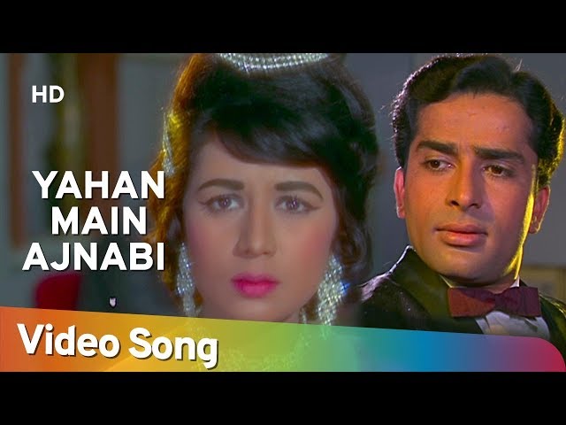 Yahan Main Ajnabee Hoon | Shashi Kapoor | Nanda | Jab Jab Phool Khile | Bollywood Classic Songs class=