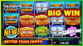 HUGE! BETTER THAN HUFF?! Legends of the Deep Ocean Nymph Slots! DOWNTOWN GRAND LAS VEGAS!
