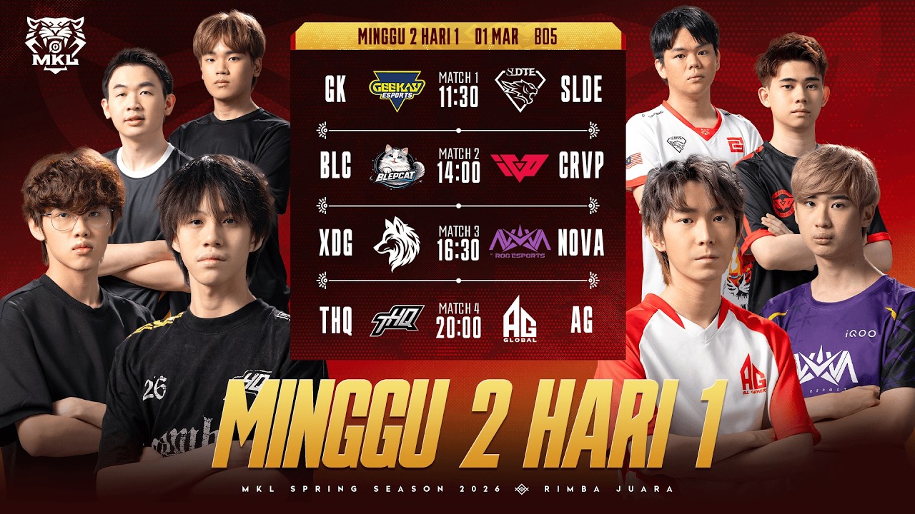 🔴 LIVE NOW | [BM] Musim Bunga 2026 | Regular Season Minggu 2 Hari 1