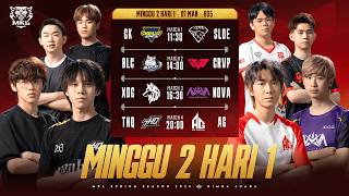 🔴 LIVE NOW | [BM] Musim Bunga 2026 | Regular Season Minggu 2 Hari 1