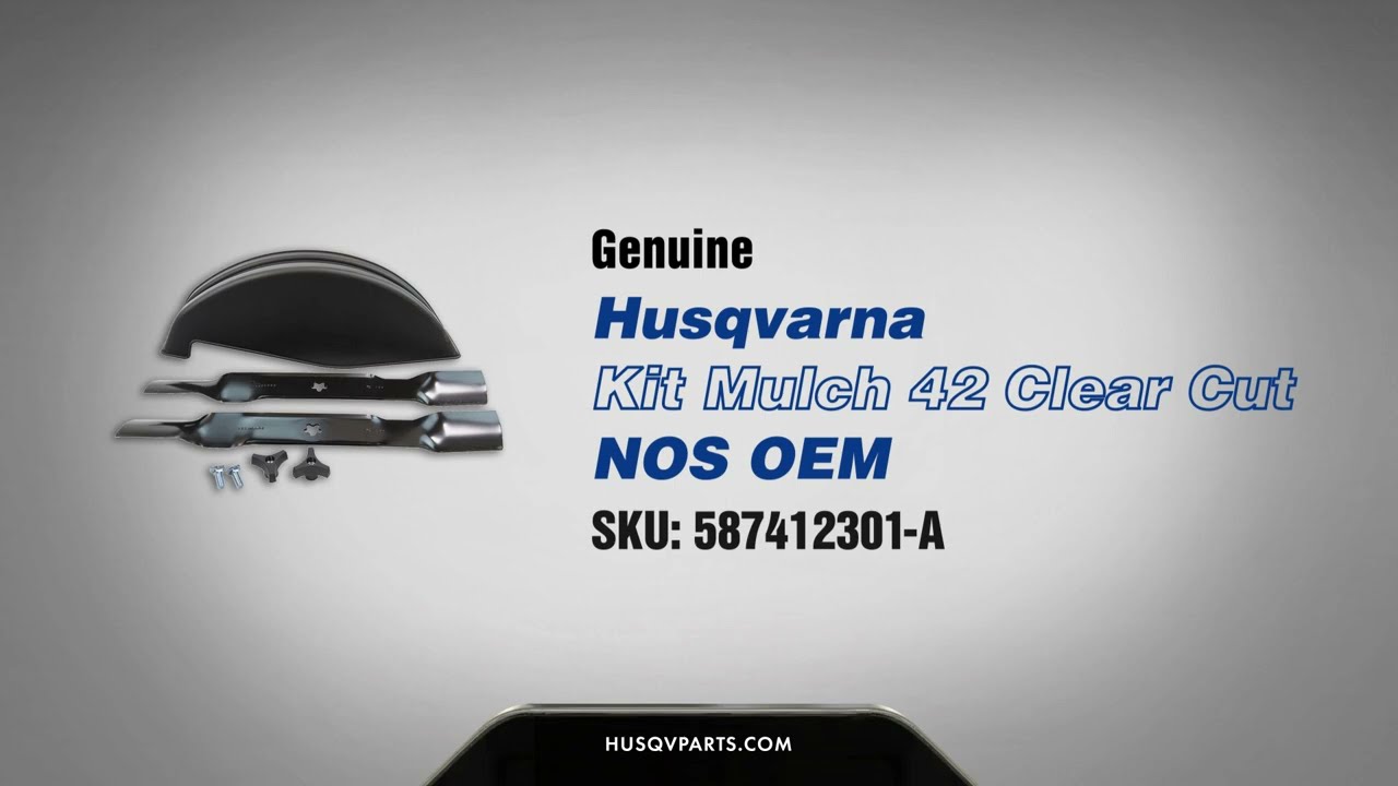 Husqvarna Z 242F Mulch Kit 587412301 OEM