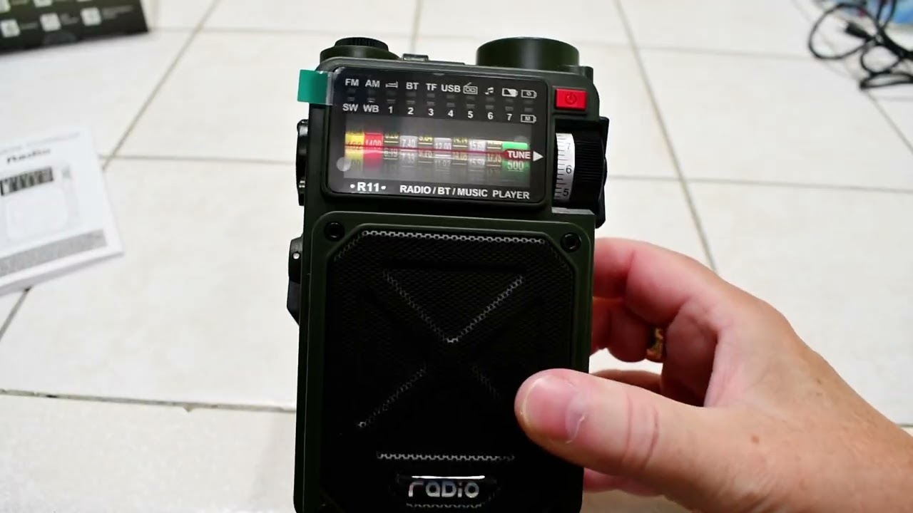 Jazmm Solar Emergency radio 4000MAH power bank and more...