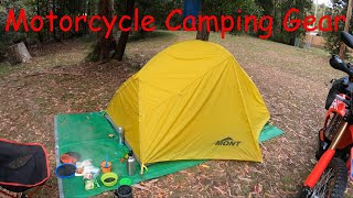 CRF300 Rally - Motorcycle Camping Gear I take