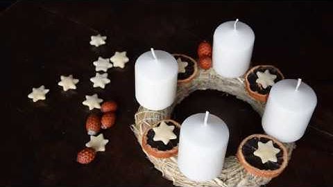 How to make an Advent wreath in 3 easy steps