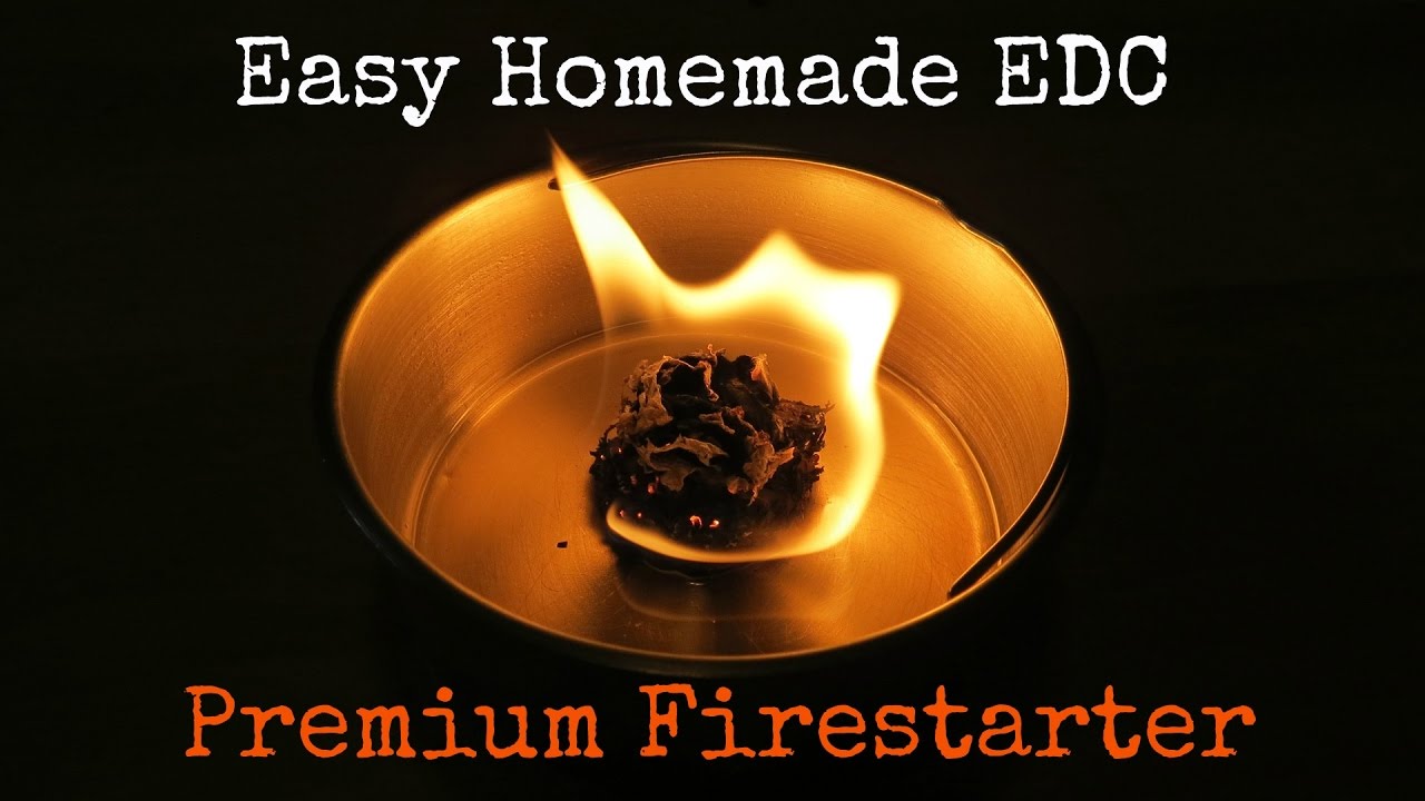Making Homemade Premium Fire starter YouTube