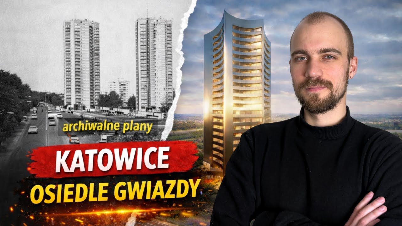 KATOWICE OSIEDLE GWIAZDY – HISTORIA, ARCHIWALNE PLANY I NOWA GWIAZDA