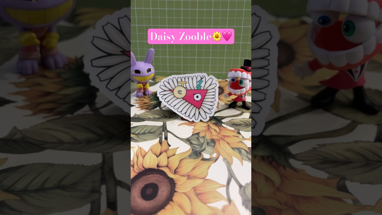 Daisy Zooble Sticker🌼🩷