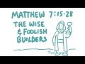 The Wise and Foolish Builders Bible Animation (Matthew 7:15-28)