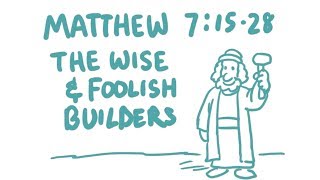 The Wise and Foolish Builders Bible Animation (Matthew 7:15-28)