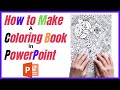 How to Make a Coloring Book in PowerPoint | Amazon KDP Low Content Publishing