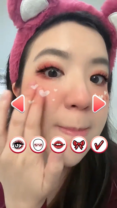 MAKEUP 17AAN PAKE FILTER CHECKKK❤️🇮🇩🥰 #shorts #itsmeissie #makeup