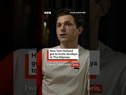 How Tom Holland got to invite Zendaya to The Odyssey. #TheOdyssey #BBCNews
