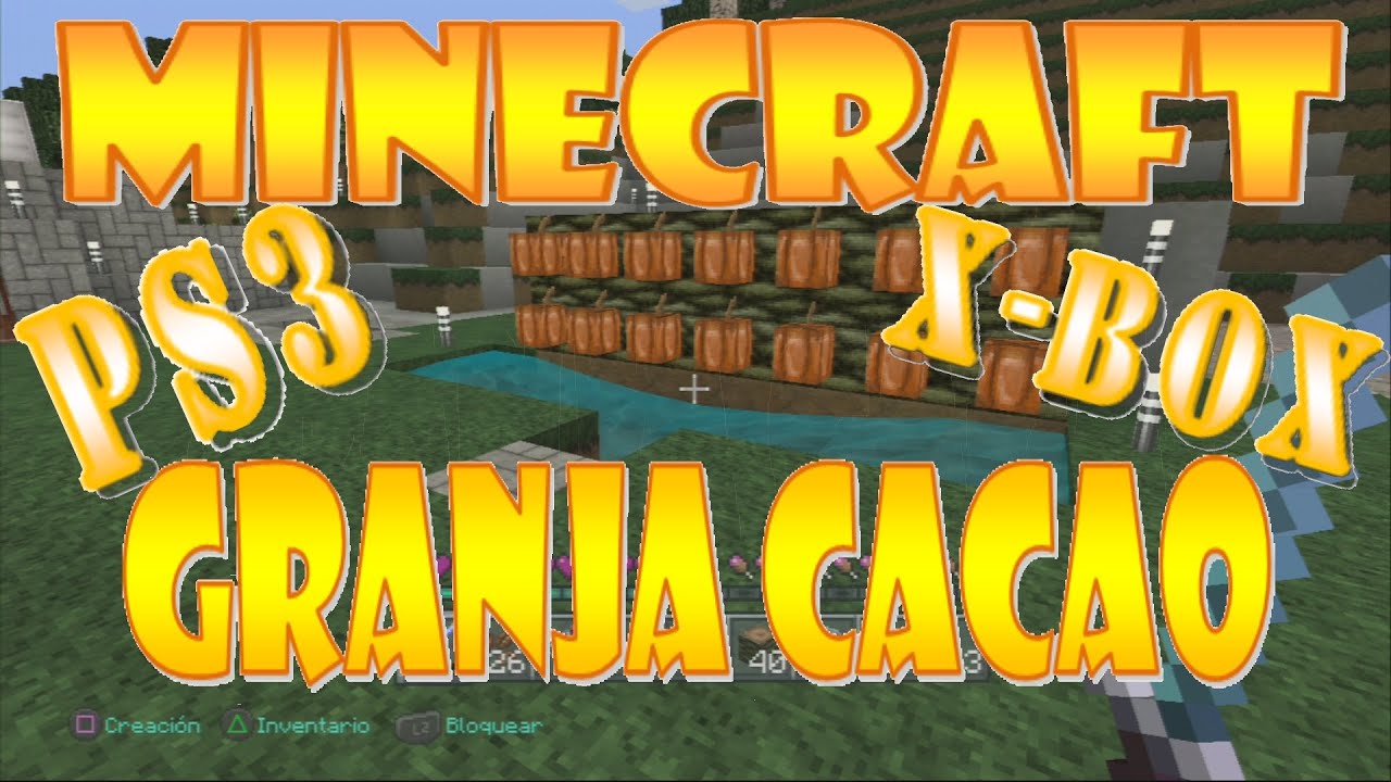 Granja de Cacao Minecraft Ps3 - Ps4 - Xbox 360 - Xbox One .Tutorial
