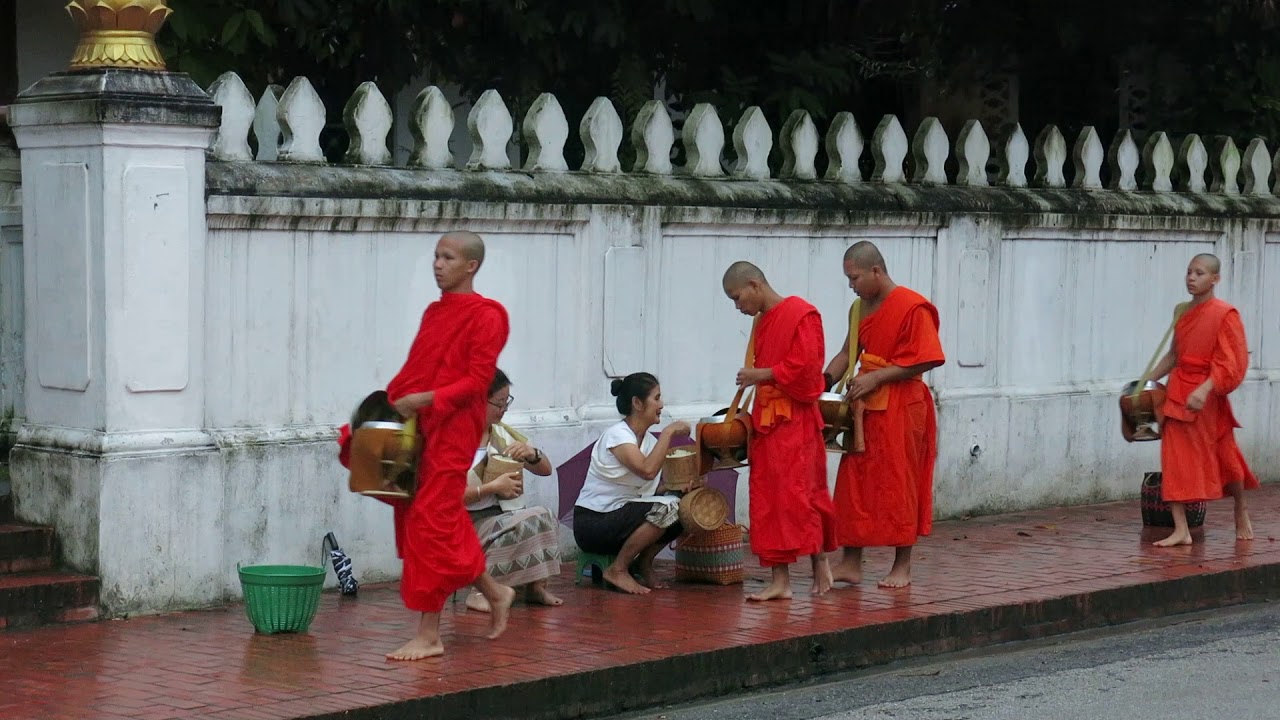 Buddhist Alms Ceremony, Luang Prabang, Laos