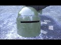 MASKA Russian Helmet ballistic test - Spetsnaz Steel for hard times