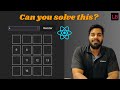 I solved Okta's SDE2 React machine coding question | Grid with incremental values