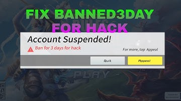 HOW TO FIX BANNED 3DAY FOR HACK USE GAME GUARDIAN NO BANNED 3DAY FOR HACK 100%