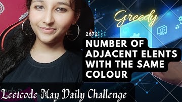 Leetcode 2672 || Number of Adjacent Elements With the Same Color || Leetcode Weekly Medium || cpp