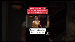 How much the cast of The Big Bang Theory got paid for 12 seasons ! 💰💰💰