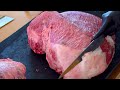 【WAGYU】肉磨き 黒毛和牛 うちもも   Top Round【字幕無し】