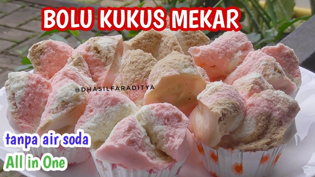 Resep Bolu Kukus Mekar Metode All in one Tanpa SODA - YouTube