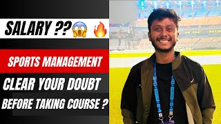 WHAT IS THE SALARY OF SPORTS MANAGEMENT STUDENT ???