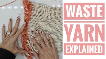 Using Waste Yarn for your Knitting Machine Projects/Scrap Yarn/CROCHETERS/KNITTERS