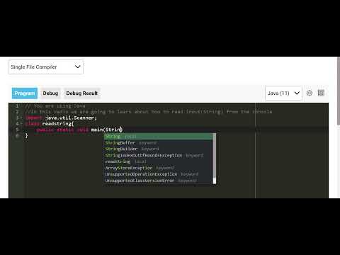 Java(how to read the string from console/user)