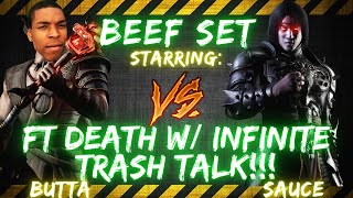 BEEF SET ft. Butta vs Sauce | FT DEATH W/ INFINITE TRASH TALK!!!